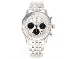 BLS Factory Breitling Navitimer Watch Price B01 Movement 43MM White Watch Breitling Classic avi